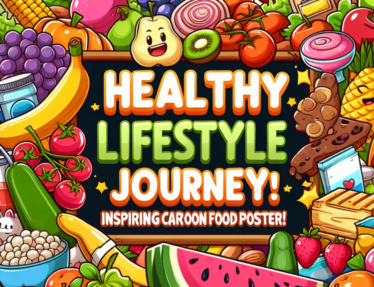 Menuju Gaya Hidup Sehat: Poster Makanan Sehat Kartun yang Menginspirasi!