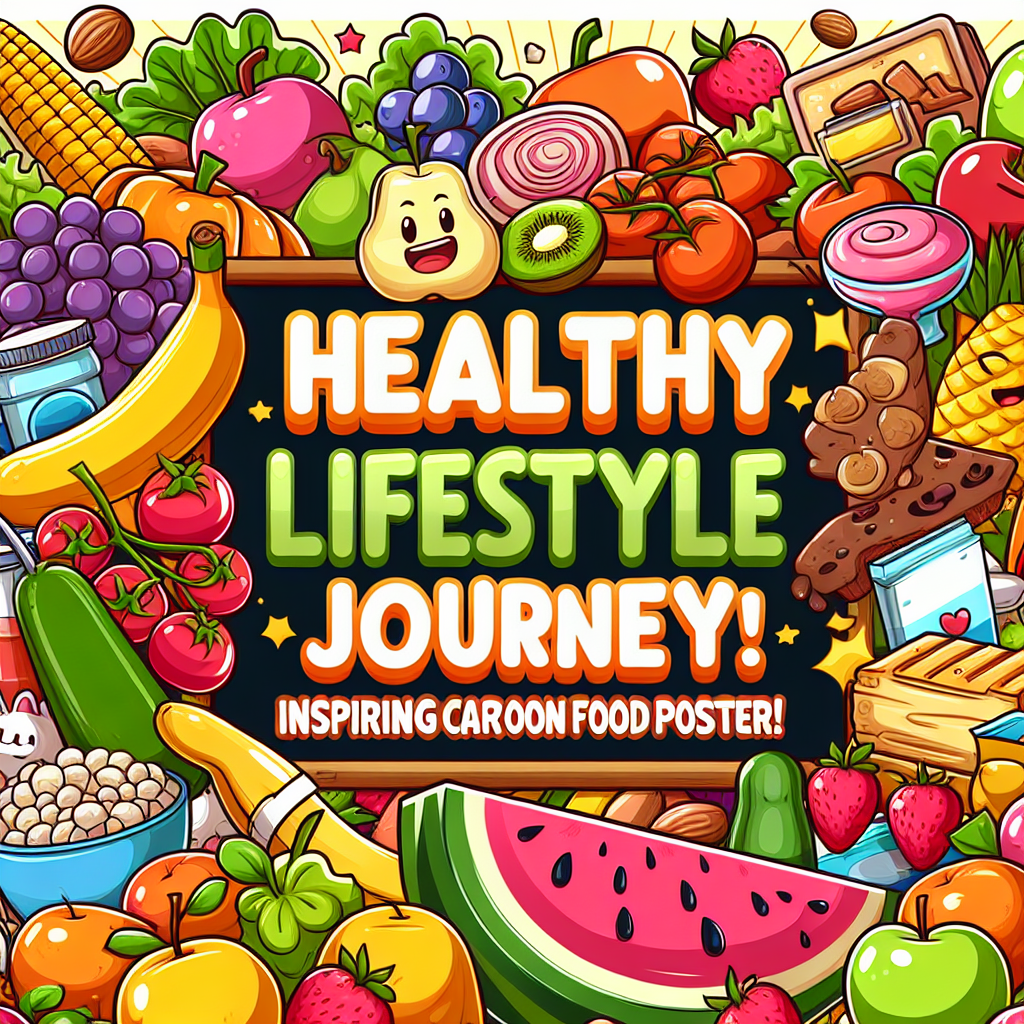 Menuju Gaya Hidup Sehat: Poster Makanan Sehat Kartun yang Menginspirasi!