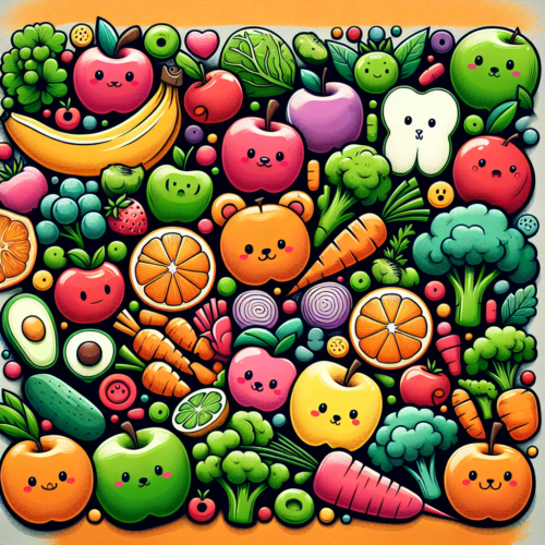 Cara Kreatif Mewarnai Gambar Makanan Sehat untuk Anak-anak