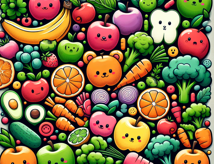 Cara Kreatif Mewarnai Gambar Makanan Sehat untuk Anak-anak